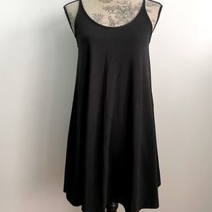 Lou & Grey Black Jersey Swing Dress